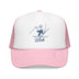 Kids Utah Snow Ski Trucker Hat - Youth Snapback Cap on white background