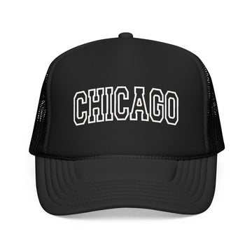 Kids Chicago, Illinois Trucker Hat Vintage College Foam Mesh