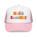 Kids Hello Summer Trucker Hat Boho - Youth Snapback Cap