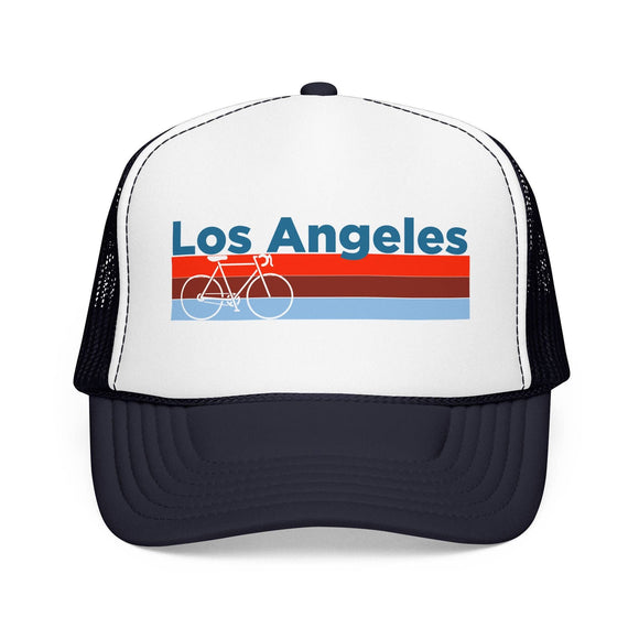 Kids Los Angeles, California Trucker Hat Foam LA Bike