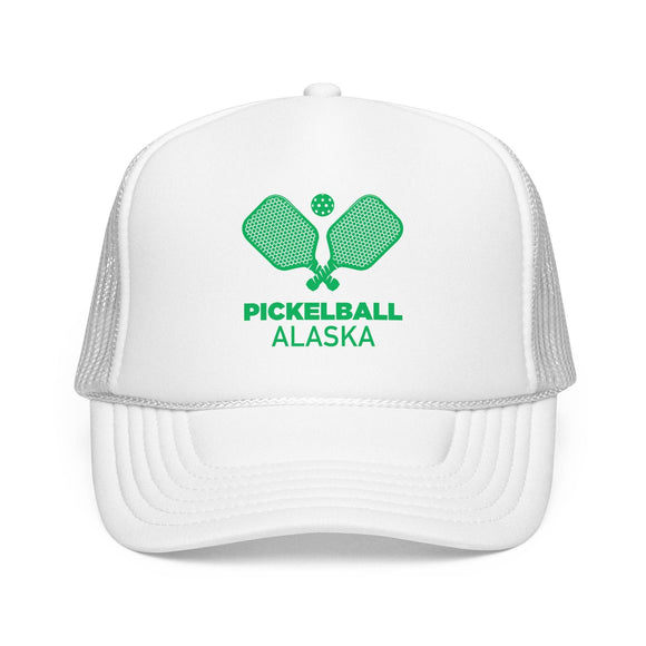 Kids Alaska Pickleball Trucker Hat - Youth Snapback Cap