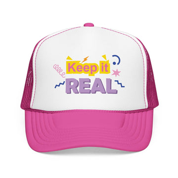 Kids Keep It Real Trucker Hat Boho - Youth Snapback Cap