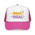 Kids Keep It Real Trucker Hat Boho - Youth Snapback Cap