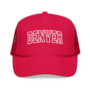 Kids Denver, Colorado Trucker Hat Vintage College Foam Mesh