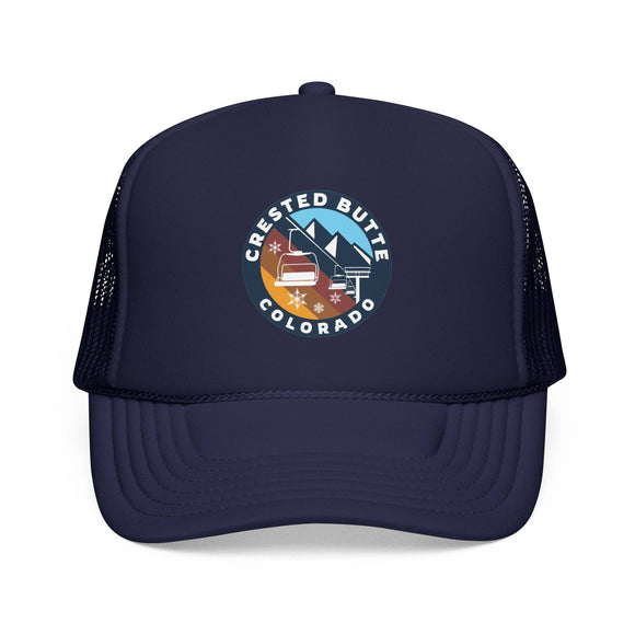 Kids Crested Butte, Colorado - Youth Snapback Cap on white background