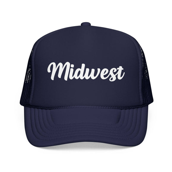 Kids Midwest Foam Trucker Hat, Mesh Back - Youth Snapback