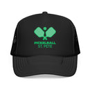 Kids St. Pete, Florida Pickleball Trucker Hat - Youth Cap on white background