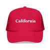 Kids California Trucker Hat Foam - Youth Snapback Cap