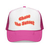 Kids Chase the Sunset Trucker Hat Boho - Youth Snapback Cap
