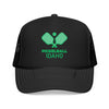 Kids Idaho Pickleball Trucker Hat - Youth Snapback Cap on white background