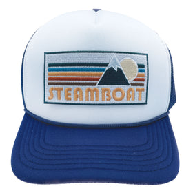 Kids' Steamboat, Colorado Trucker Hat - Retro Mountain Snapback Youth Hat