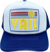 Navy Blue / White