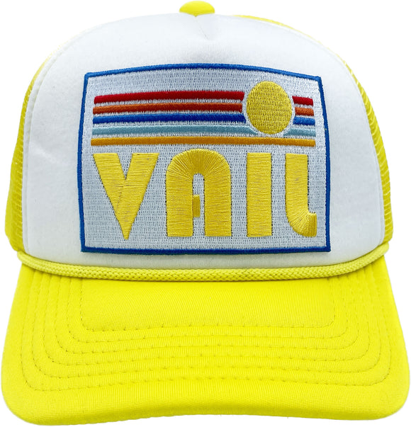 Kids' Vail, Colorado Trucker Hat - Retro Sun Snapback Youth Hat