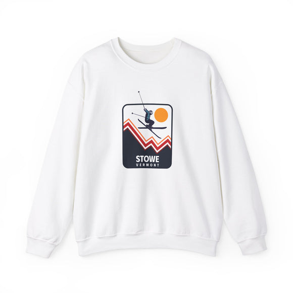 Stowe, Vermont Sweatshirt - Unisex Snow Ski Jump Stowe Sweatshirt
