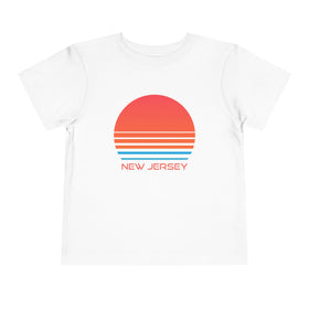 New Jersey Toddler T-Shirt - Retro 80s Unisex Toddler New Jersey Shirt