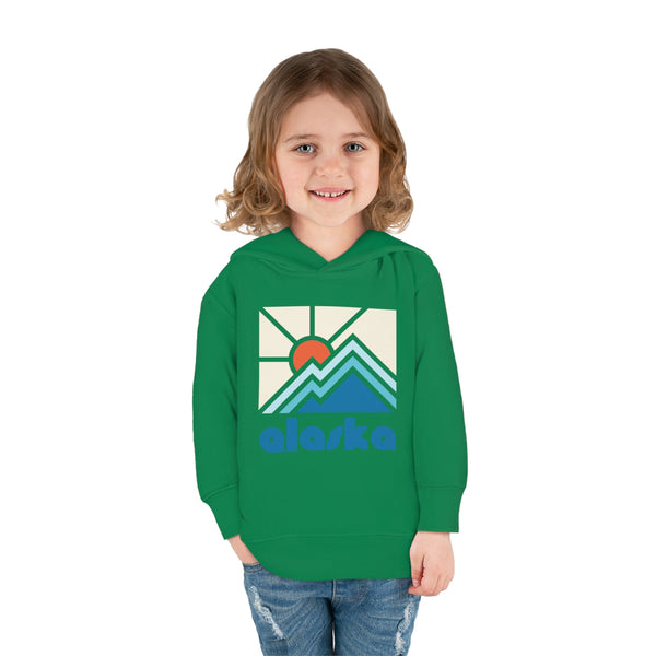 Alaska Toddler Hoodie - Minimal Style Unisex Alaska Toddler Sweatshirt