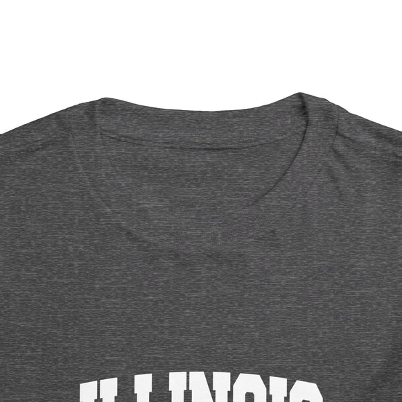 Illinois Toddler Graphic Tee - Kids Illinois Vacation T-Shirt