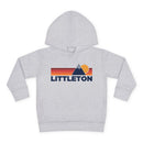 Littleton, Colorado Toddler Hoodie - Unisex Mountain Littleton Pullover Sweatshirt, Kids Hooded Jumper, Colorado Souvenir-2
