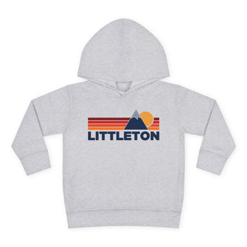 Littleton, Colorado Toddler Hoodie - Unisex Mountain Littleton Pullover Sweatshirt, Kids Hooded Jumper, Colorado Souvenir - 0