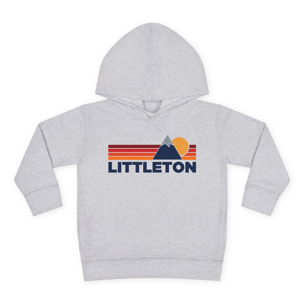 Littleton, Colorado Toddler Hoodie - Unisex Mountain Littleton Pullover Sweatshirt, Kids Hooded Jumper, Colorado Souvenir