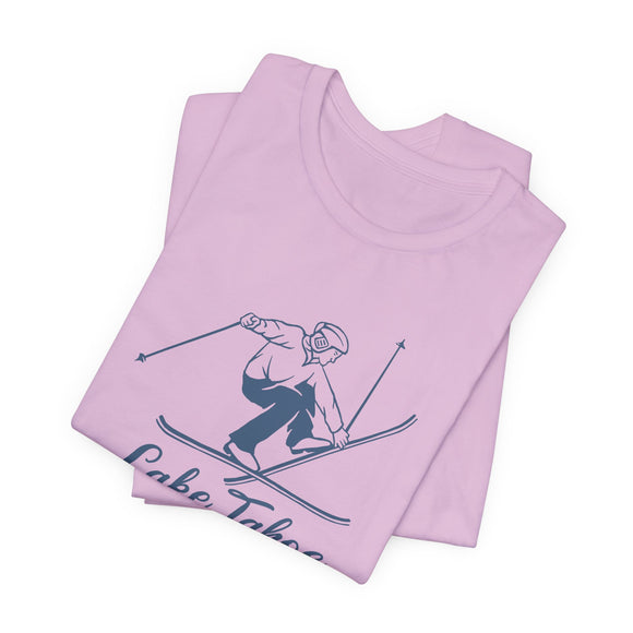 Lake Tahoe, California T Shirt - Vintage Ski Graphic Tee