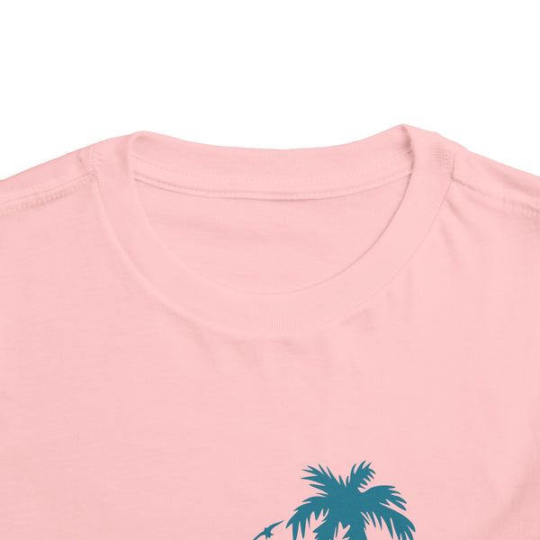 Siesta Key, Florida Toddler T-Shirt - Retro Palm Tree Toddler Siesta Key Shirt