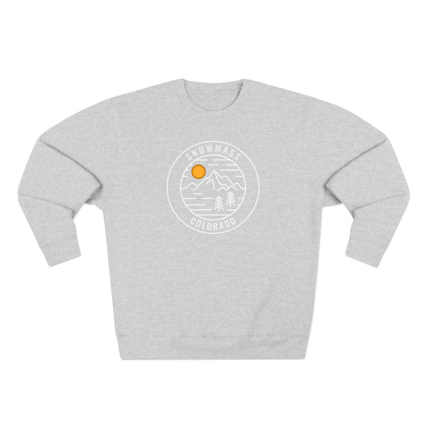 Premium Snowmass, Colorado Sweatshirt - Retro Unisex Sweatshirt