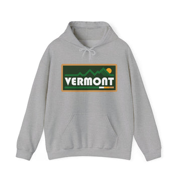 Buy sport-grey Vermont Hoodie - Sun Unisex Vermont Hoodie Graphic Sweatshirt
