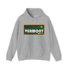 Vermont Hoodie - Sun Unisex Vermont Hoodie Graphic Sweatshirt
