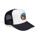 Crested Butte, Colorado Retro Ski Lift Mountain Foam Trucker Hat-8