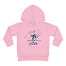 Utah Toddler Hoodie - Unisex Vintage Skiing Utah Sweatshirt-4