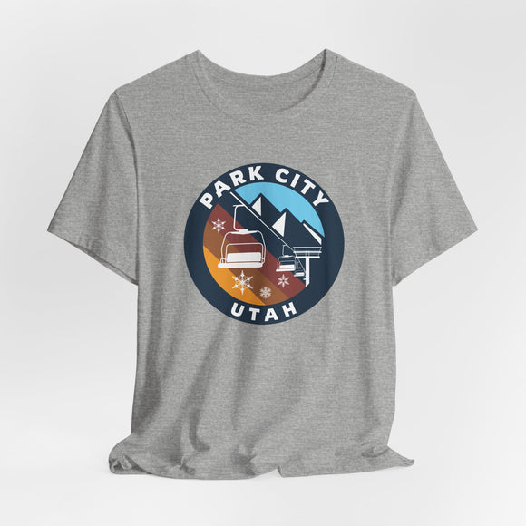 Park City, Utah T Shirt - Retro Ski Lift Tee