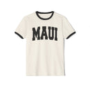 Maui, Hawaii Cotton Ringer Graphic Tee - Unisex Maui T Shirt, Vintage Style Tee, Men's/Women's Tee-2