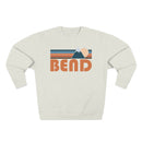 Premium Bend, Oregon Retro Mountain Graphic Sweatshirt-1
