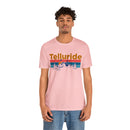 Telluride, Colorado Shirt - Mountain Sunset Unisex Telluride T-Shirt-112
