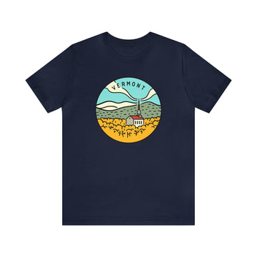 Buy navy Vermont T-Shirt - Unisex Vermont Shirt