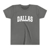Dallas, Texas Youth Graphic Tee - Kids Dallas T Shirt