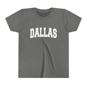 Dallas, Texas Youth Graphic Tee - Kids Dallas T Shirt
