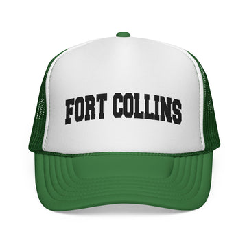 Buy green Fort Collins, Colorado Collegiate Style Trucker Hat