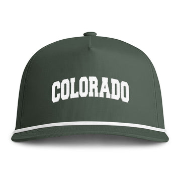 Buy moss Colorado Embroidered Rope Hat - Vintage Sunwashed Rope Cap, Comfort Colors