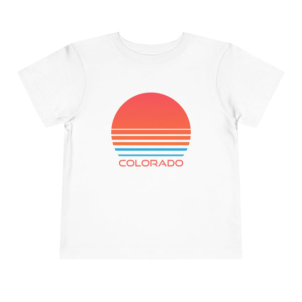 Colorado Toddler T-Shirt - Retro 80s Unisex Toddler Colorado Shirt