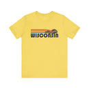 Wisconsin T Shirt - Retro Jetski PWC Graphic Wisconsin Tee-3