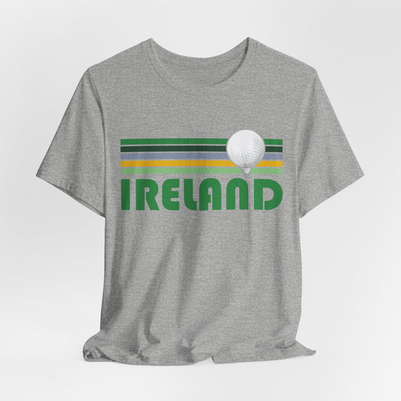 Golf Ireland T-Shirt - Retro Golf Unisex Ireland Shirt