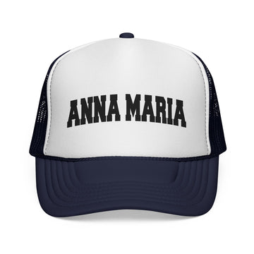 Buy dark-navy Anna Maria Island, Florida Collegiate Style Trucker Hat