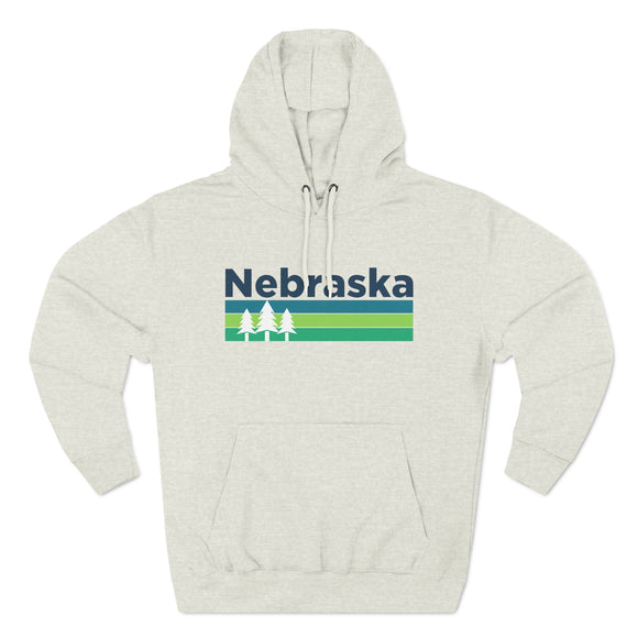 Premium Nebraska Hoodie - Retro Unisex Sweatshirt