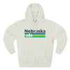 Premium Nebraska Hoodie - Retro Unisex Sweatshirt