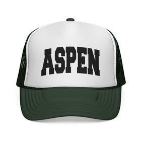 Buy dark-green Aspen, Colorado Collegiate Style Trucker Hat