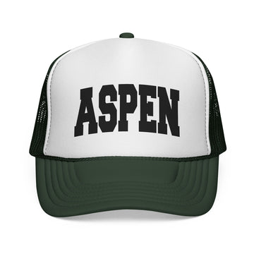 Buy dark-green Aspen, Colorado Collegiate Style Trucker Hat