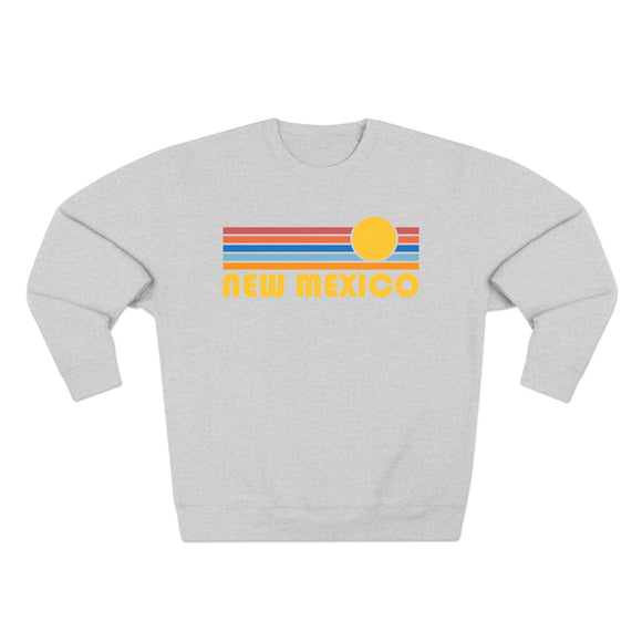 Premium New Mexico Retro Sun Graphic Sweatshirt