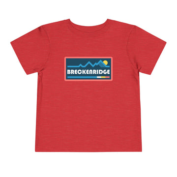 Buy heather-red Breckenridge, Colorado Toddler Graphic Tee - Kids Breckenridge T-Shirt